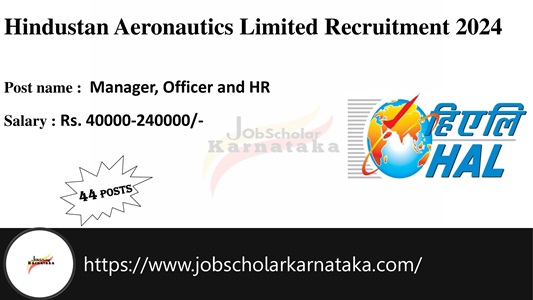 Hindustan Aeronautics Limited (HAL) Recruitment 2024