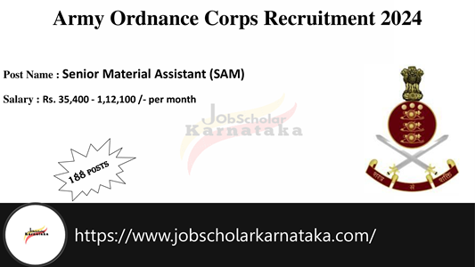 Army Ordnance Corps Recruitment 2024