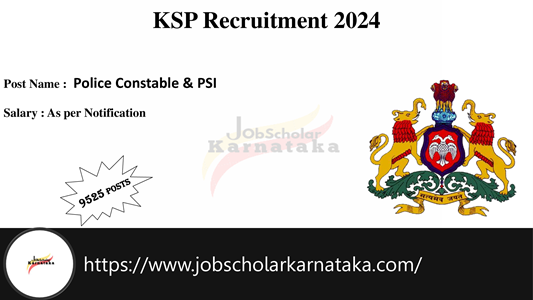 KSP Recruitment 2024